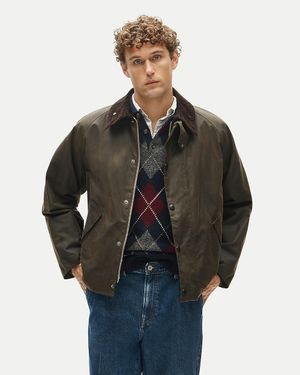 J.Crew Barbour Transport Wax Jacket - Black