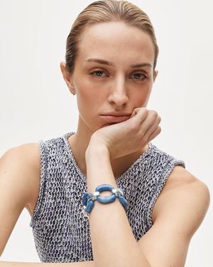 J.Crew Dual-Tone Acetate Link Bracelet - Natural