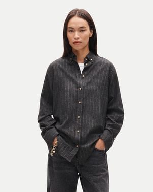 J.Crew Esme Button-Up Shirt - Gray
