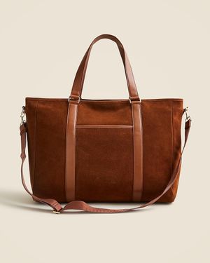 （送料込）J.Crew スエード ラージ バークレートートバッグ Unstructured Large Berkeley Tote In Suede For Women | J.Crew