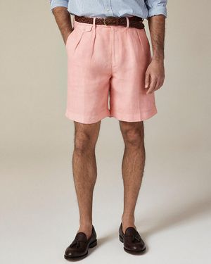 J.Crew Big-Fit Pleated Suit Short - Pink