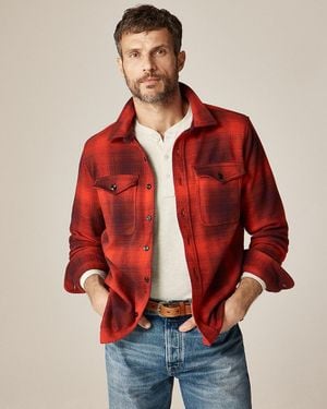J.Crew Seaboard Soft-Knit Shirt - Red