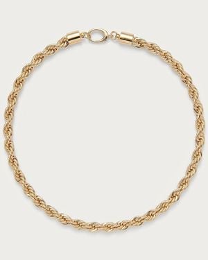 J.Crew Lady Xl Rope Chain Necklace - Metallic