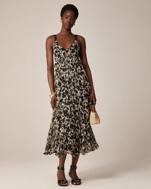 J.Crew Collection Ruffle-Trim Dress - Natural