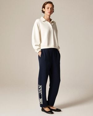 J.Crew "Relaxed-Fit "Nyc 1983" Graphic Jogger Pant - Natural