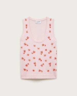 J.Crew Scoopneck Shell - Pink