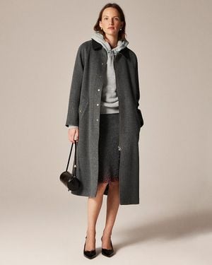 J.Crew Long Barn Jacket - Natural