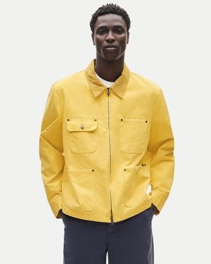 J.Crew Wallace & Barnes Zip-Front Chore Jacket - Yellow