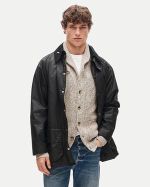 J.Crew Barbour Beaufort Wax Jacket - Black