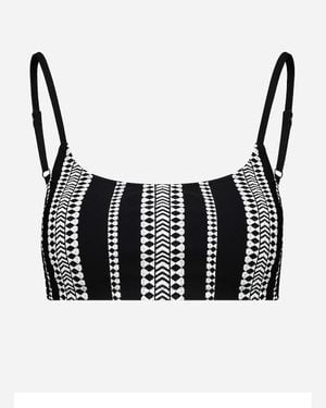 J.Crew Lemlem Luchia Bralette - Black