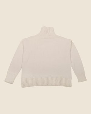 J.Crew Laude The Label Totto Mockneck Sweater - Natural