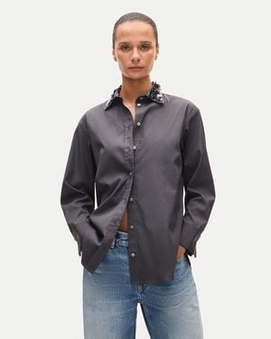 J.Crew Esme Button-Up Shirt - Blue
