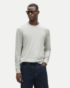 J.Crew Wallace & Barnes Heritage-Weight Cotton Long-Sleeve T-Shirt - Gray