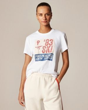 J.Crew '83 Ski" Graphic T-Shirt - White