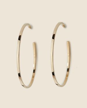 J.Crew Luv Aj The Celine Hoops - Natural