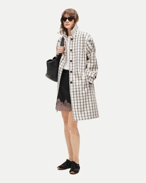 J.Crew Soho Car Coat - White