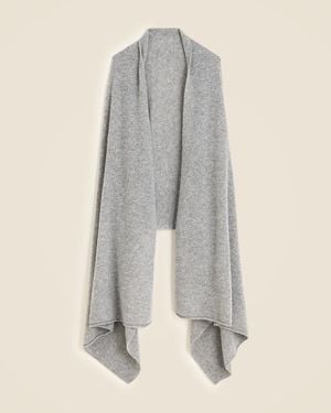 J.Crew Oversized Cashmere Wrap - Gray