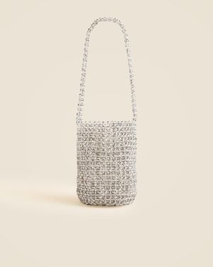 J.Crew Beaded Bucket Bag - Natural