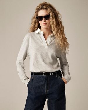 J.Crew Vintage Jersey Rugby T-Shirt - Natural