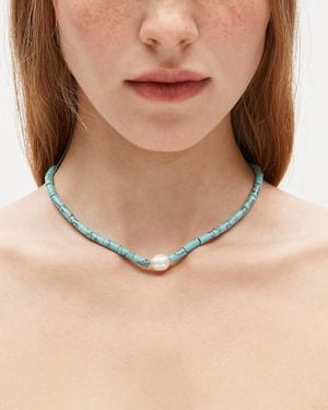 J.Crew Bead Freshwater Pearl Necklace - Brown