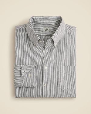 J.Crew Broken-In Organic Cotton Oxford Shirt - Gray