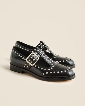 J.Crew T-Strap Oxford Shoes - Black