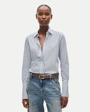J.Crew Jules Classic-Fit Button-Up Shirt - Blue