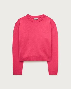J.Crew Perfect Cashmere Crewneck Sweater - Pink