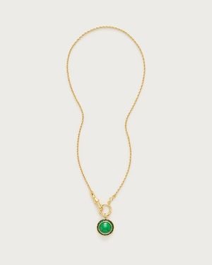 J.Crew Inset Crystal Necklace - Natural