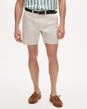 J.Crew "7" Harbor Stretch Chino Short" - Natural