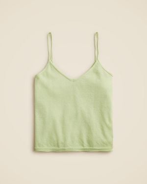 J.Crew Cotton Gauze Tank Top - Green