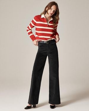 J.Crew Wide-Leg Trouser - Black