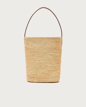 J.Crew Berkeley Handknotted Bucket Bag - Natural