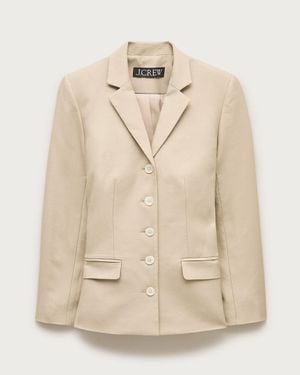 J.Crew Belted Blazer - Natural