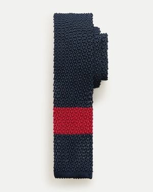 J.Crew Italian Silk Knit Tie - Blue