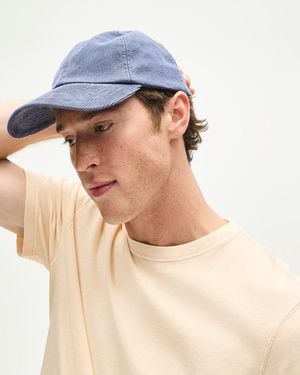 J.Crew Wallace & Barnes Cotton Canvas Cap With Corduroy Brim - Blue