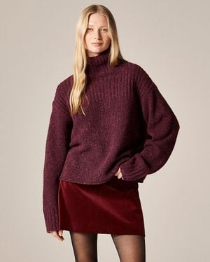 J.Crew Ribbed Turtleneck Sweater - Red