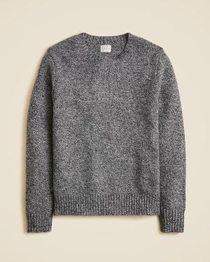 J.Crew Rugged Merino Wool-Blend Marled Sweater - Gray