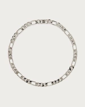J.Crew Lady Large Figaro Necklace - Metallic