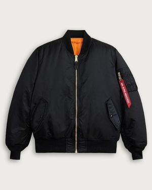 J.Crew Alpha Industries Ma-1 Heritage Bomber Jacket - Black