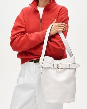 J.Crew Berkeley Belted Bucket Bag - Red