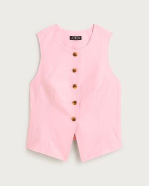 J.Crew Essential Tailored Vest Top - Pink