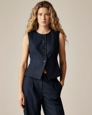 J.Crew Essential Tailored Vest Top - Blue