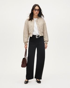 J.Crew Petite Zoe Barrel Pant - White