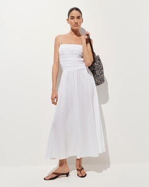 J.Crew Wave Maxi Dress - White