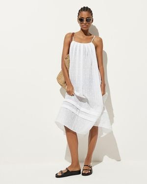 J.Crew Shift Midi Dress - White