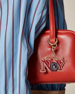 J.Crew New York Bag Charm - Blue