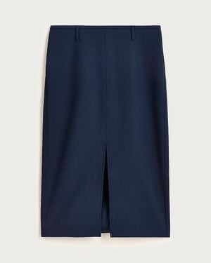 J.Crew Pencil Midi Skirt - Blue