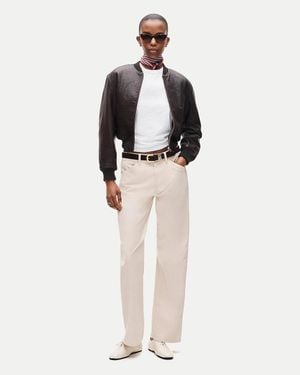 J.Crew Zoe Barrel Pant - Natural