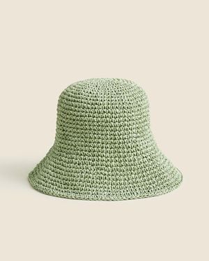 J.Crew Packable Straw Hat - Green